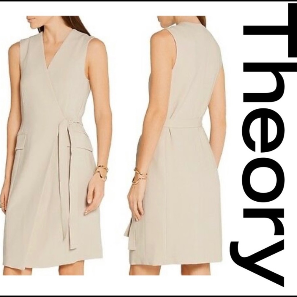 Theory wrap dress “Livwilth” size 6